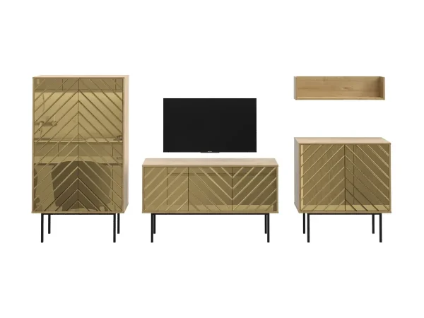 Композиция Boho 2 дуб корбридж, золотистый — изображение 2