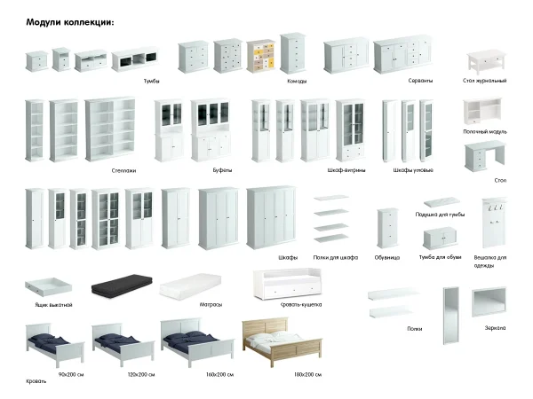 Ящик выкатной Reina белый — изображение 3