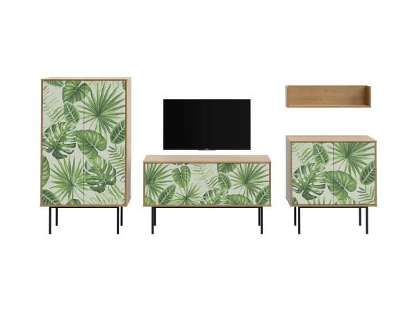 Композиция Boho Color 2 дуб корбридж, с принтом — изображение 2