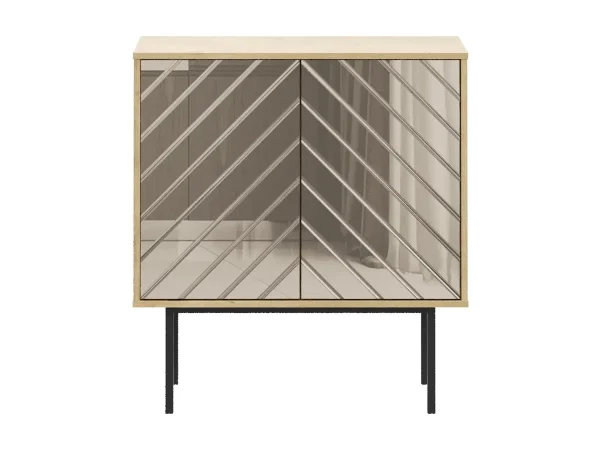 Шкаф Boho низкий дуб корбридж, бронзовый — изображение 2