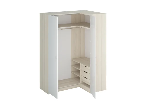 Шкаф Uno угловой правый