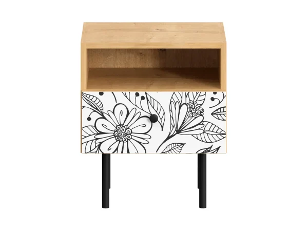 Тумба прикроватная Frida с принтом, робиния брэнсон — изображение 2