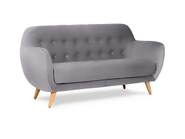 Диван Loa 2-местный светло-серый — изображение 2