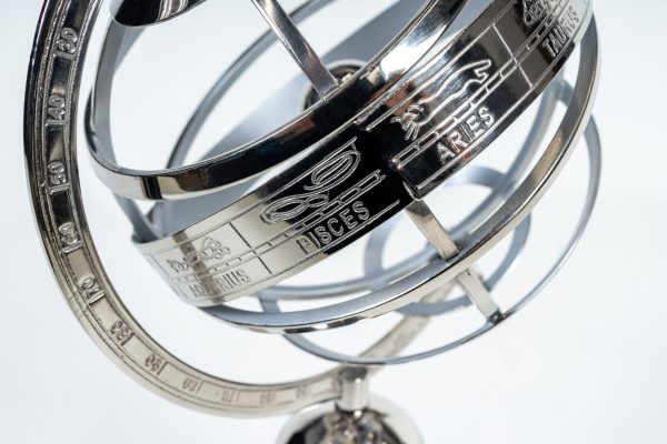 Армиллярная сфера серебро 0.29x0.12x0.12м — изображение 5