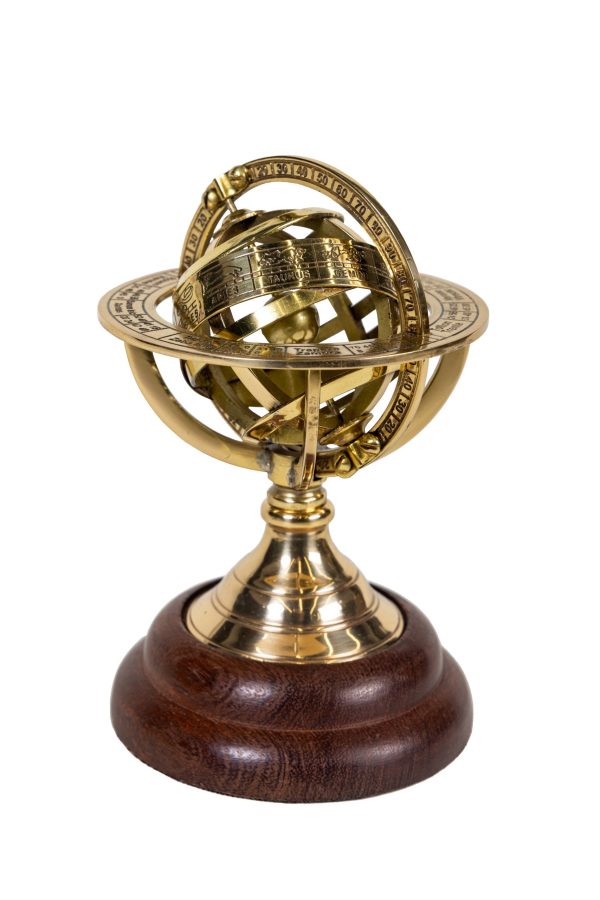 Армиллярная сфера латунь 0.012x0.08x0.08м — изображение 2