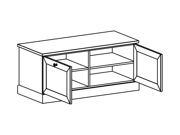 Тумба Caprio низкая серый — изображение 2