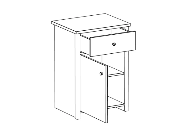 f1949a2d79495e71408dfc0ca7a2ed18 Тумба с дверью Village ясень коимбра — изображение 3