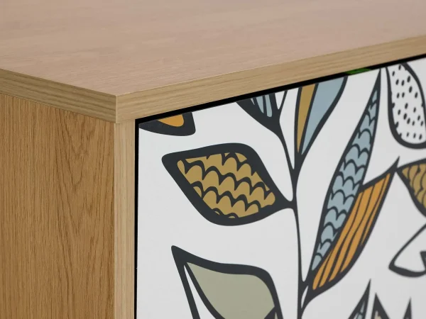 Тумба малая Boho Color дуб корбридж, с принтом — изображение 3