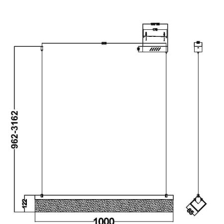 Подвесной светильник Maytoni MOD250PL-L36BS3K