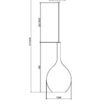 Подвесной светильник Maytoni MOD271PL-01B3