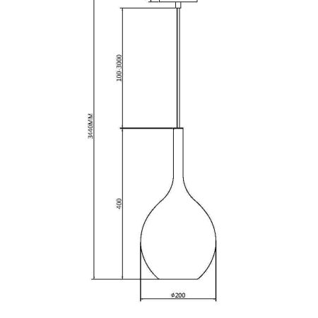 Подвесной светильник Maytoni MOD271PL-01B3