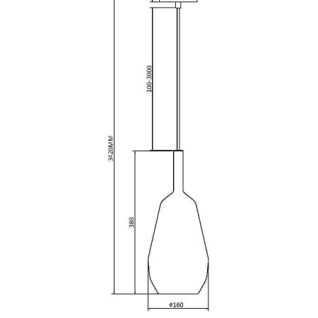Подвесной светильник Maytoni MOD271PL-01B7