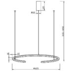 Подвесной светильник Maytoni MOD276PL-L20W3K