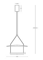 Подвесной светильник Maytoni MOD280PL-L23B3K