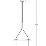 Подвесной светильник Maytoni MOD280PL-L30B3K