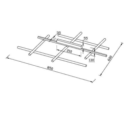 Потолочный светильник Maytoni MOD278CL-L50G3K