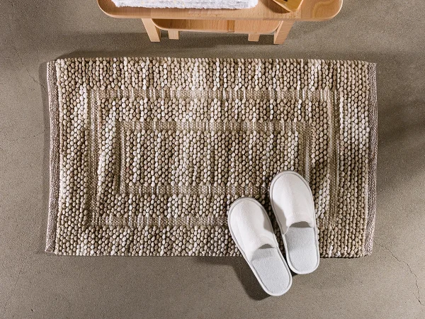 Коврик для ванной Cosy бежевый — изображение 2