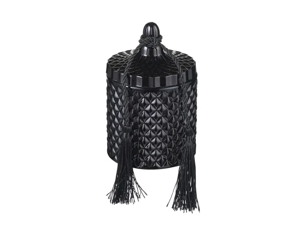 Ароматическая Свеча в стеклянной банке Черная Роза и Гранат