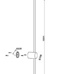 Настенный светильник (бра) Maytoni MOD237WL-L11BS3K