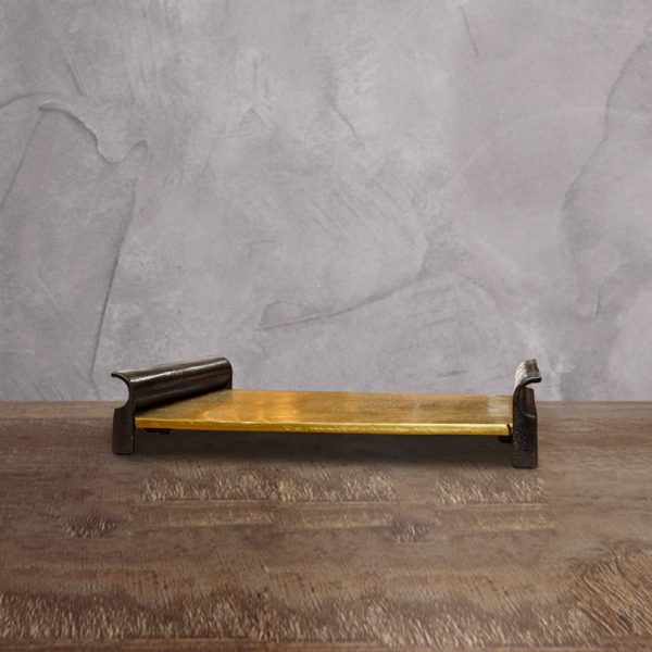 Поднос ROOMERS TABLEWARE 18294-43 - Antique brass/Cobolt blue — изображение 3