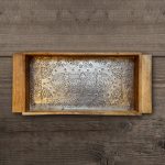 Поднос ROOMERS FURNITURE HD-AM-76 - Light burnt with ant. silver metal finish — изображение 2