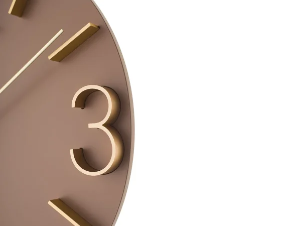 Часы настенные розовый — изображение 3