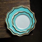 Тарелка LE COQ LION005TY003265 - tiffany, ivory, gold — изображение 3