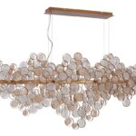 Светильник подвесной Crystal Lux DESEO SP15 L1400 GOLD