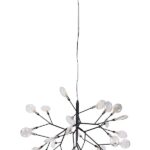 Светильник подвесной Crystal Lux EVITA SP36 BLACK/TRANSPARENT