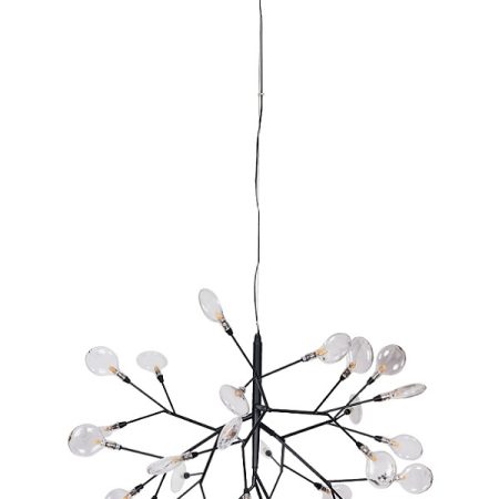 Светильник подвесной Crystal Lux EVITA SP36 BLACK/TRANSPARENT