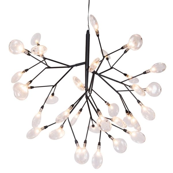 EVITA_SP36_BLACK_TRANSPARENT_3 Светильник подвесной Crystal Lux EVITA SP36 BLACK/TRANSPARENT — изображение 3