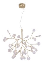 Светильник подвесной Crystal Lux EVITA SP36 GOLD/TRANSPARENT