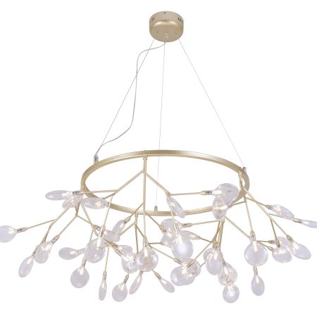 Светильник подвесной Crystal Lux EVITA SP45 D GOLD/TRANSPARENT