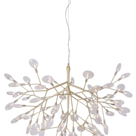 Светильник подвесной Crystal Lux EVITA SP63 GOLD/TRANSPARENT