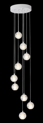 Светильник подвесной Crystal Lux GASPAR SP9 D300 WHITE — изображение 2