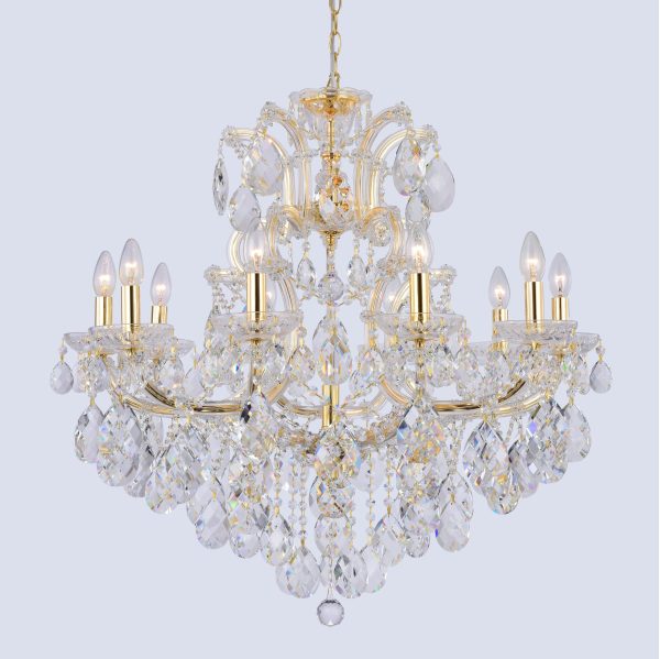 ISABEL_SP11_GOLD-TRANSPARENT_3 Люстра Crystal Lux ISABEL SP11 GOLD/TRANSPARENT — изображение 2