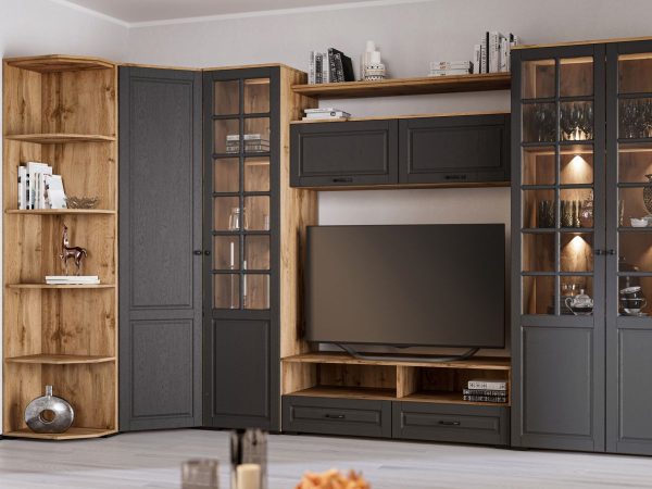 Гостиная «Лацио Сканди» угловая, Вотан/Сканди графит — изображение 3