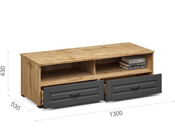 Тумба ТВ «Лацио Сканди», Вотан/Сканди графит — изображение 3