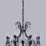 Люстра Crystal Lux MAGNIFICO SP13 BLACK/TRANSPARENT