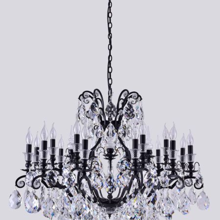 Люстра Crystal Lux MAGNIFICO SP19 BLACK/TRANSPARENT