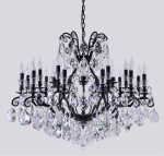Люстра Crystal Lux MAGNIFICO SP19 BLACK/TRANSPARENT — изображение 3