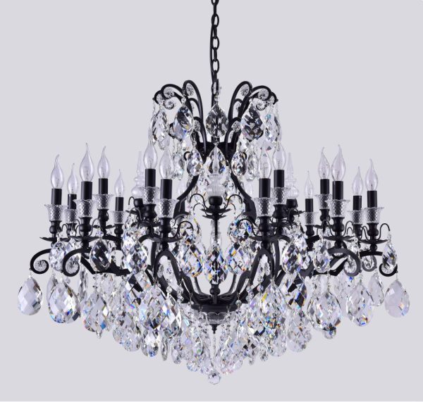 MAGNIFICO_SP19_BLACK-TRANSPARENT_2 Люстра Crystal Lux MAGNIFICO SP19 BLACK/TRANSPARENT — изображение 3