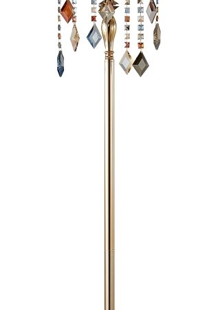 Торшер Crystal Lux MERCEDES PT1 GOLD/COLOR