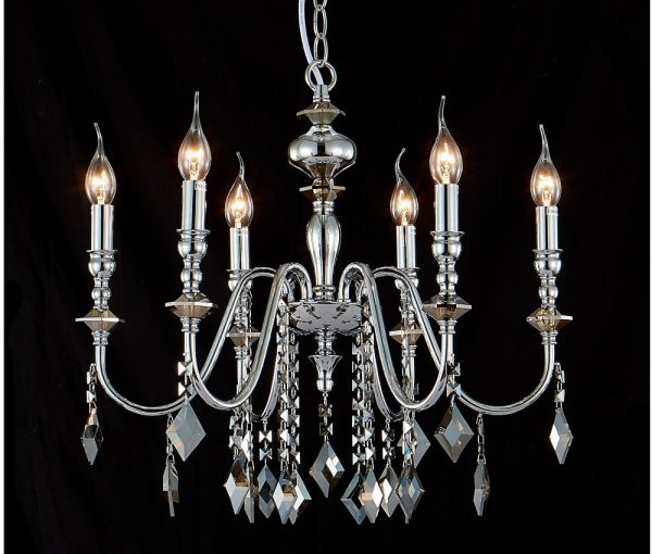 Люстра Crystal Lux MERCEDES SP6 CHROME/SMOKE — изображение 2