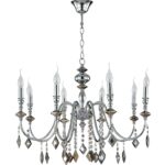 Люстра Crystal Lux MERCEDES SP8 CHROME/SMOKE