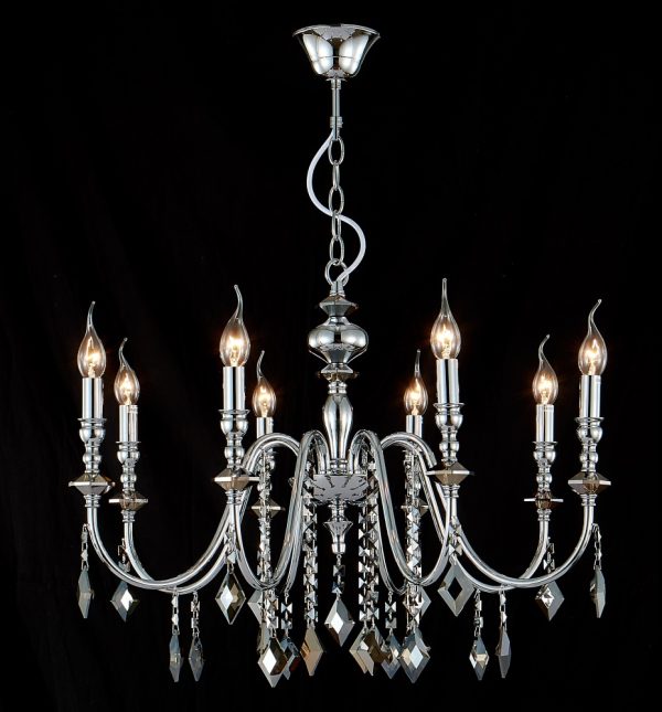 Люстра Crystal Lux MERCEDES SP8 CHROME/SMOKE — изображение 3