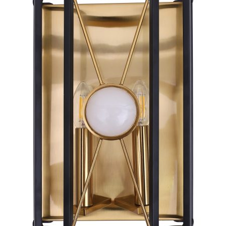 Бра Crystal Lux TANDEM AP2 GOLD
