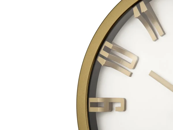 Часы настенные UTM Gold латунь — изображение 3