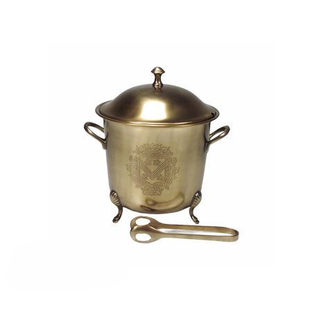 Емкость для льда с щипцами ROOMERS TABLEWARE 10650-S-NIC/AB