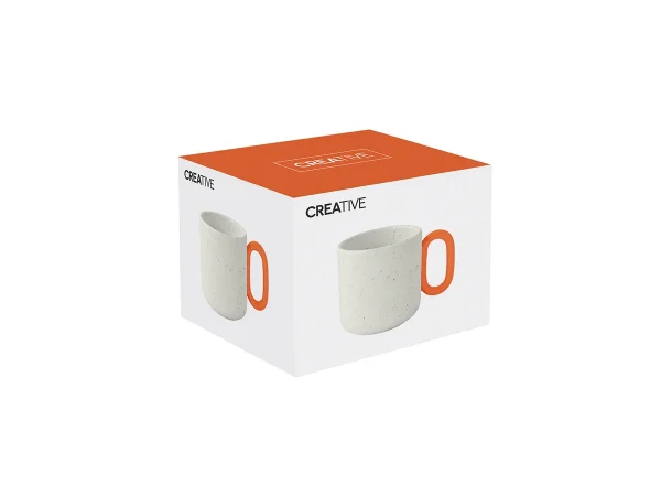 Кружка Creative оранжевый, белый — изображение 2